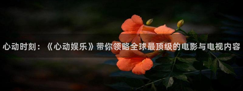 琳琅娱乐：心动时刻：《心动娱乐》带你领略全球最顶级的电影与电视内容