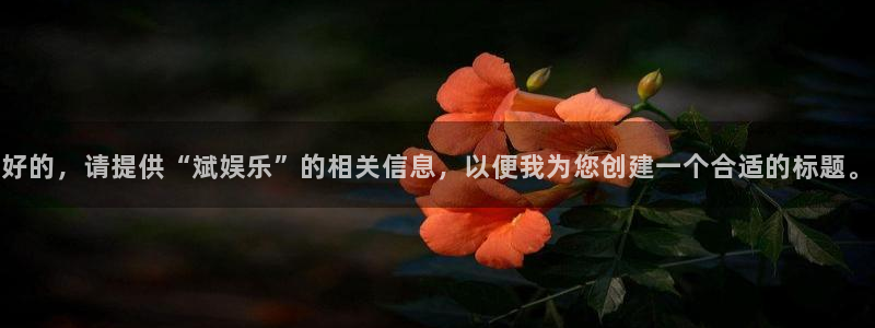 琳琅娱乐注册：好的，请提供“斌娱乐”的相关信息，以便我为您创建一个合适的标题。